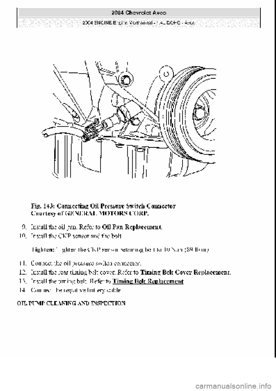CHEVROLET AVEO 2002 Service Repair Manual CHEVROLET AVEO 2002 Service Repair Manual