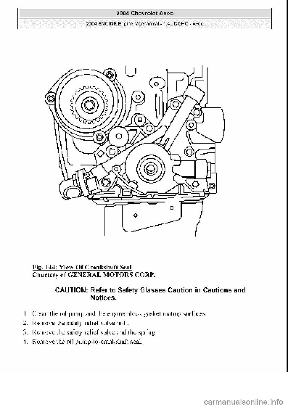 CHEVROLET AVEO 2002 Service Repair Manual CHEVROLET AVEO 2002 Service Repair Manual