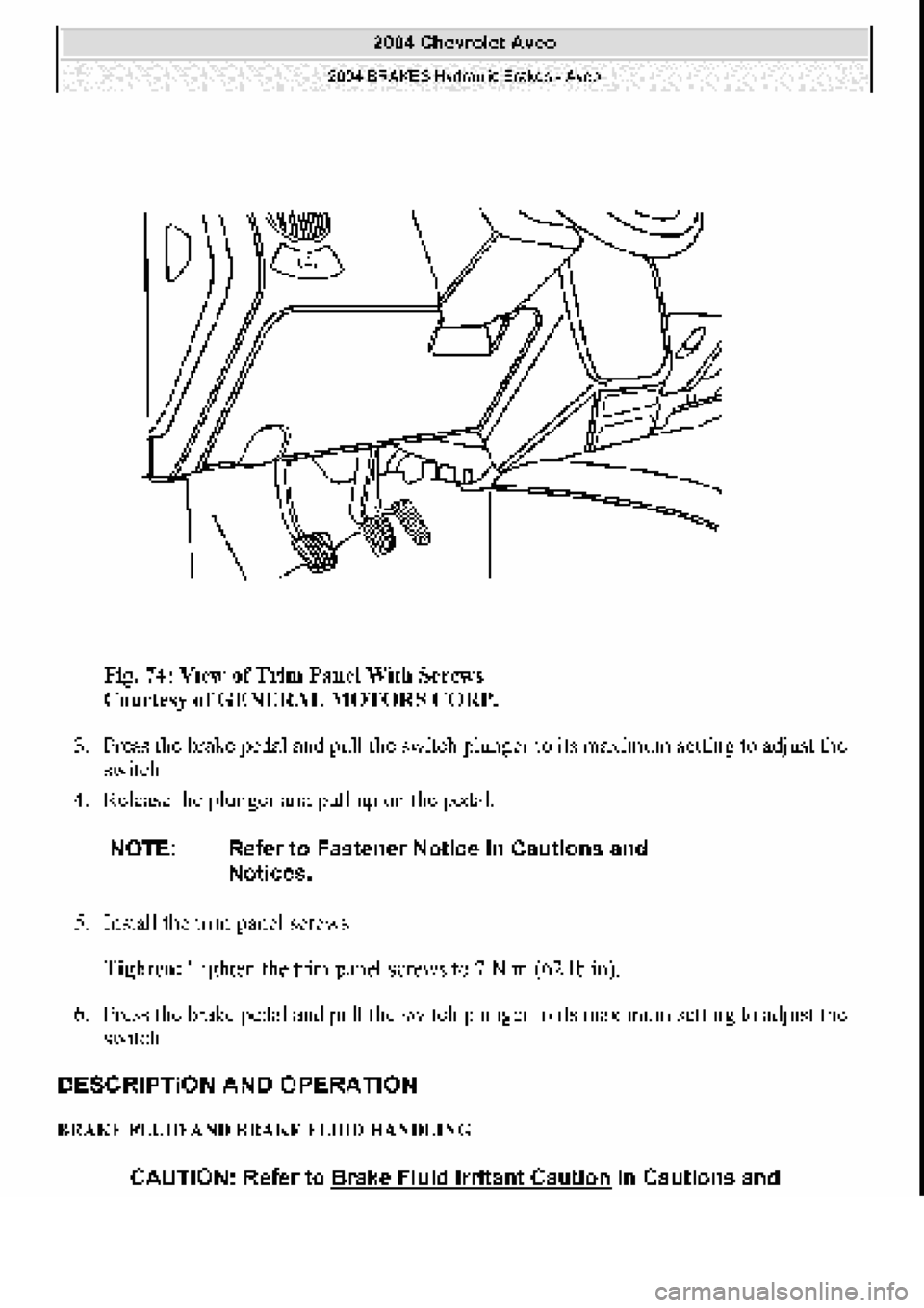 CHEVROLET AVEO 2002 Service Repair Manual CHEVROLET AVEO 2002 Service Repair Manual