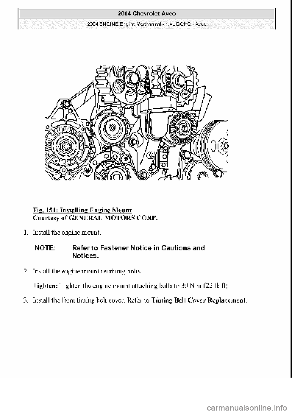 CHEVROLET AVEO 2002 Service Repair Manual CHEVROLET AVEO 2002 Service Repair Manual
