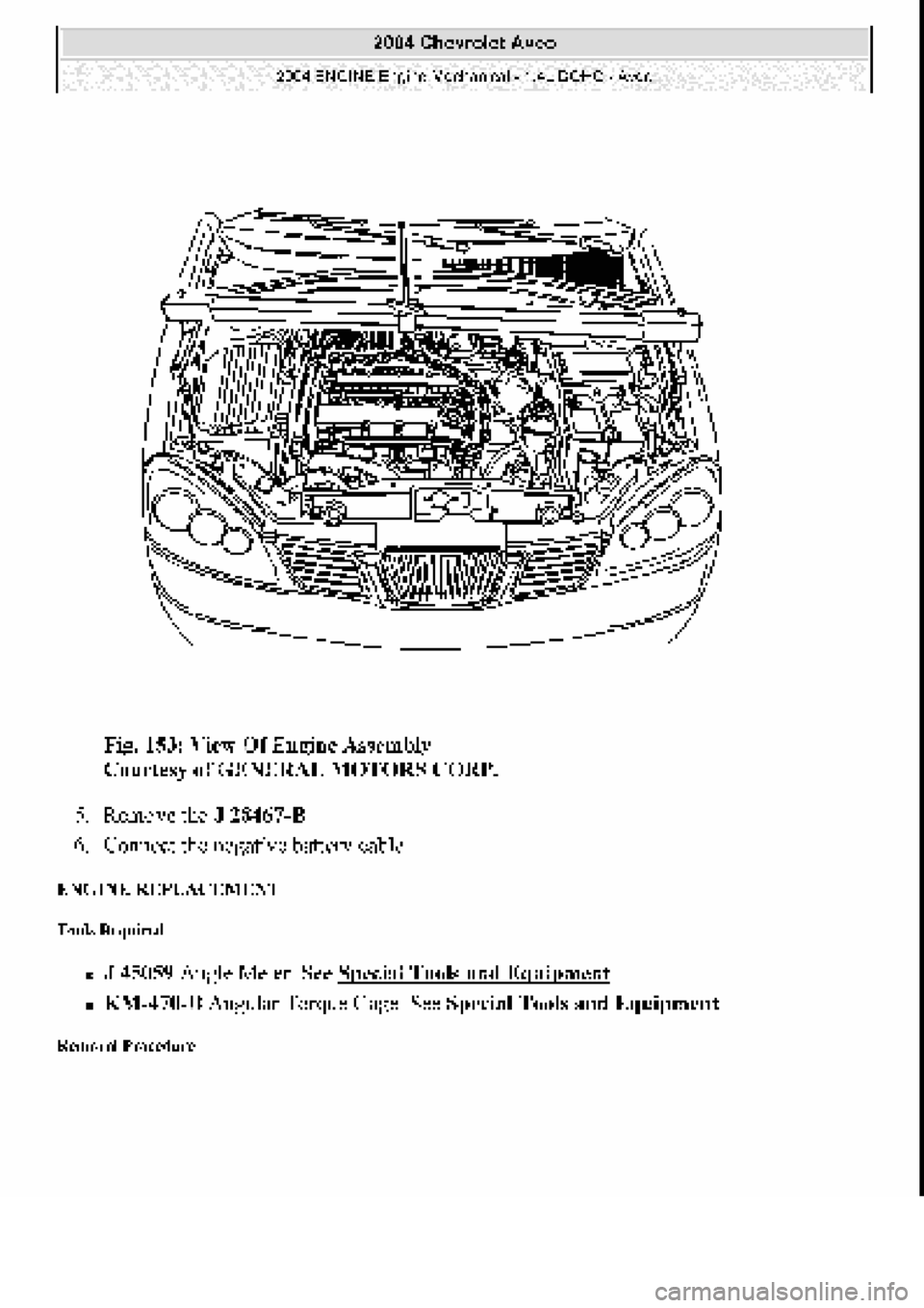 CHEVROLET AVEO 2002 Service Repair Manual CHEVROLET AVEO 2002 Service Repair Manual