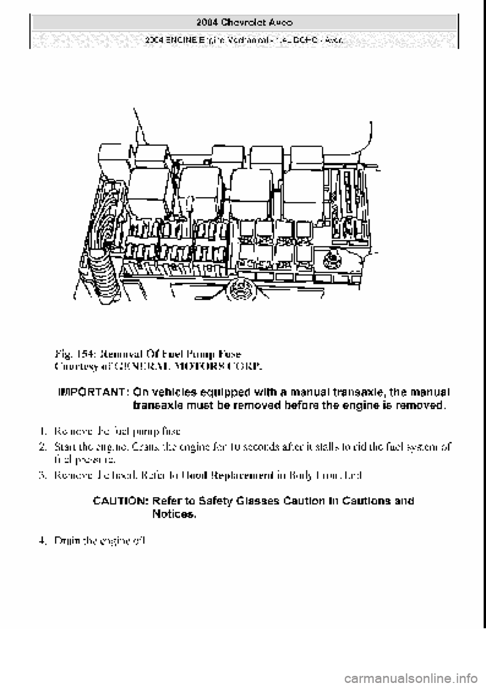 CHEVROLET AVEO 2002 Service Repair Manual CHEVROLET AVEO 2002 Service Repair Manual