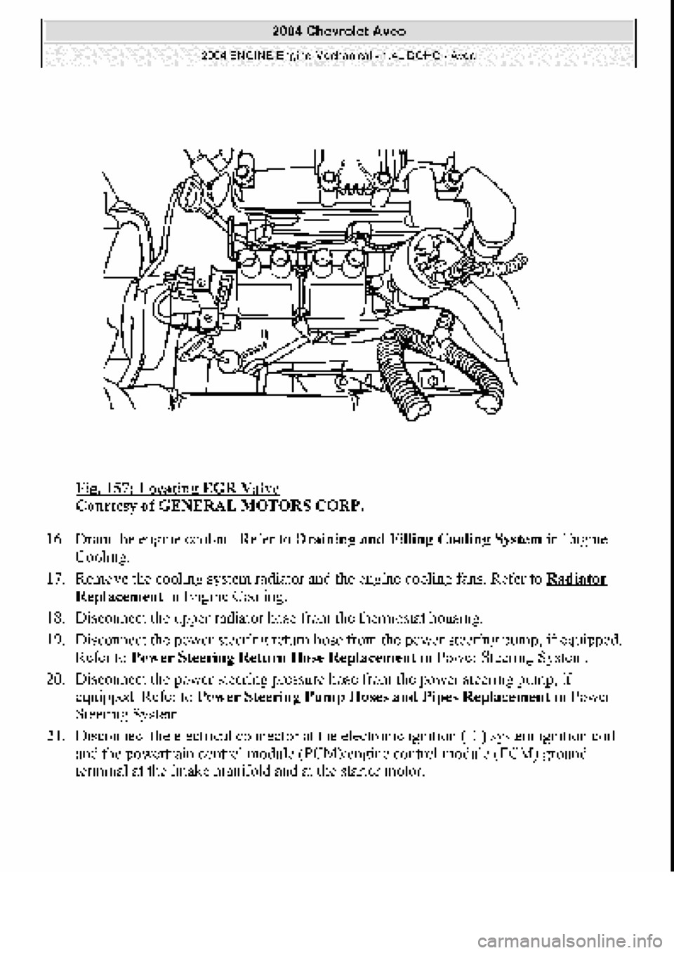 CHEVROLET AVEO 2002 Service Repair Manual CHEVROLET AVEO 2002 Service Repair Manual
