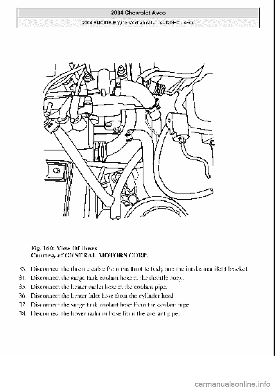 CHEVROLET AVEO 2002 Service Repair Manual CHEVROLET AVEO 2002 Service Repair Manual