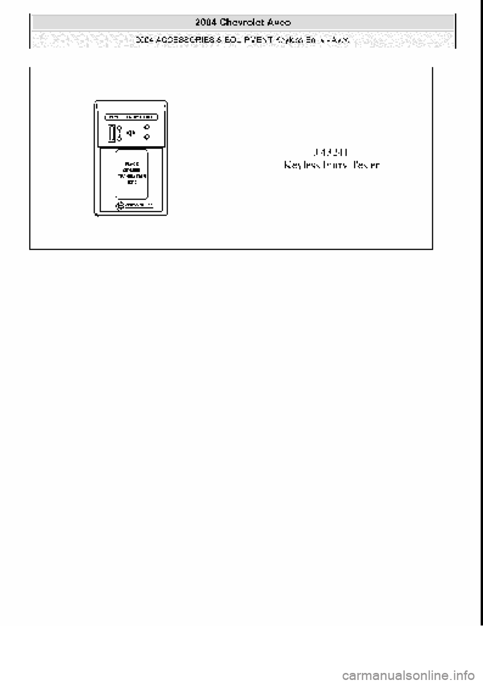 CHEVROLET AVEO 2002 Service Repair Manual CHEVROLET AVEO 2002 Service Repair Manual