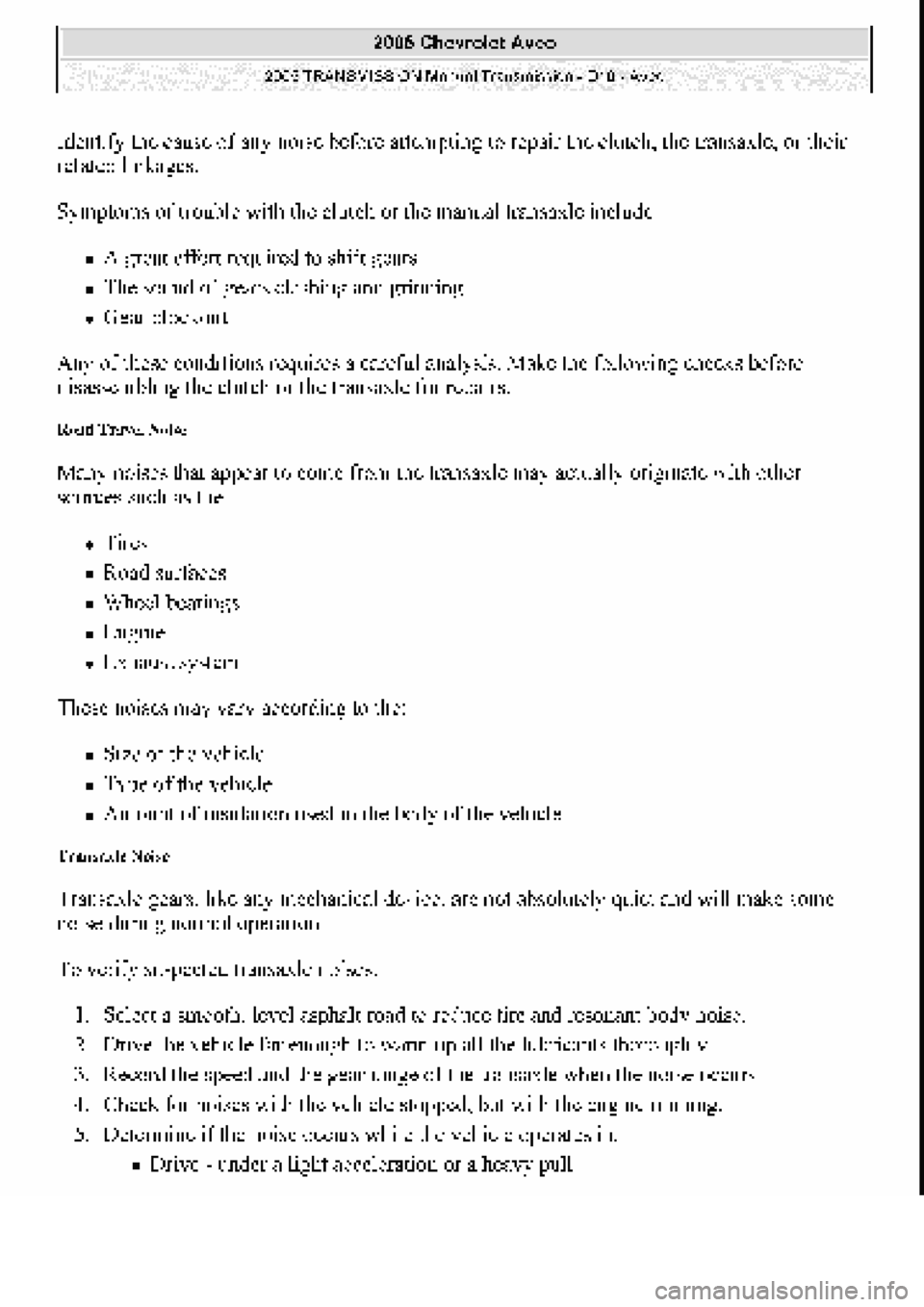 CHEVROLET AVEO 2002 Service Repair Manual CHEVROLET AVEO 2002 Service Repair Manual