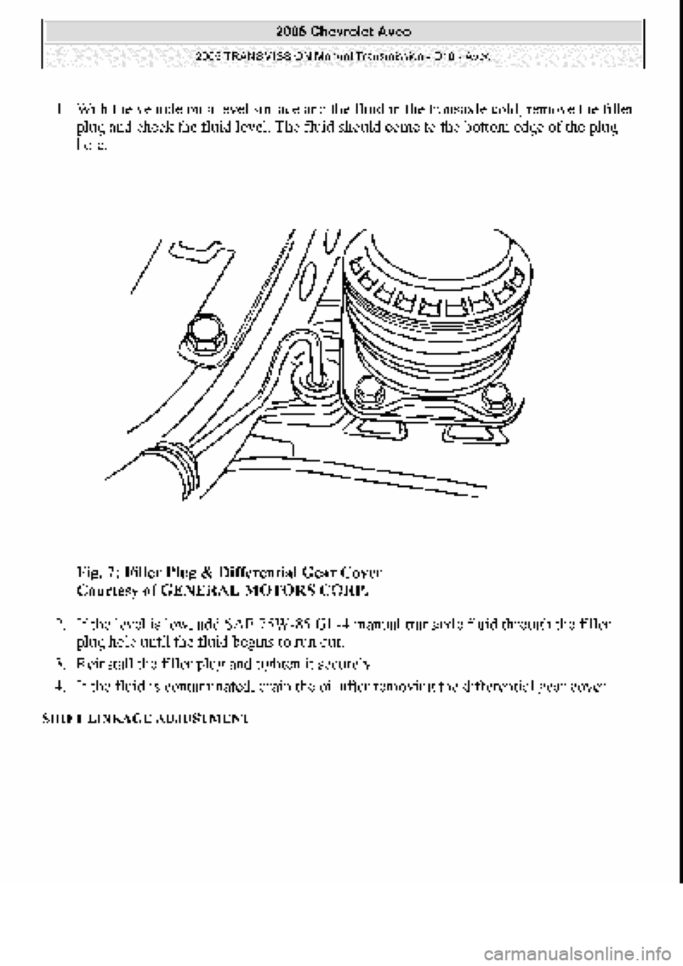 CHEVROLET AVEO 2002 Service Repair Manual CHEVROLET AVEO 2002 Service Repair Manual