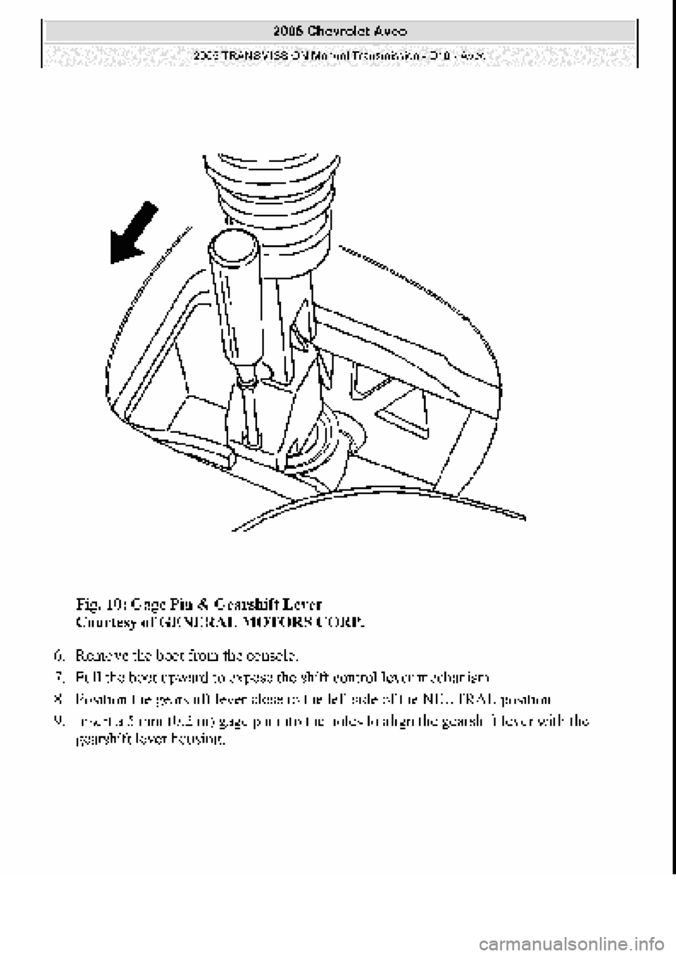 CHEVROLET AVEO 2002  Service Repair Manual 