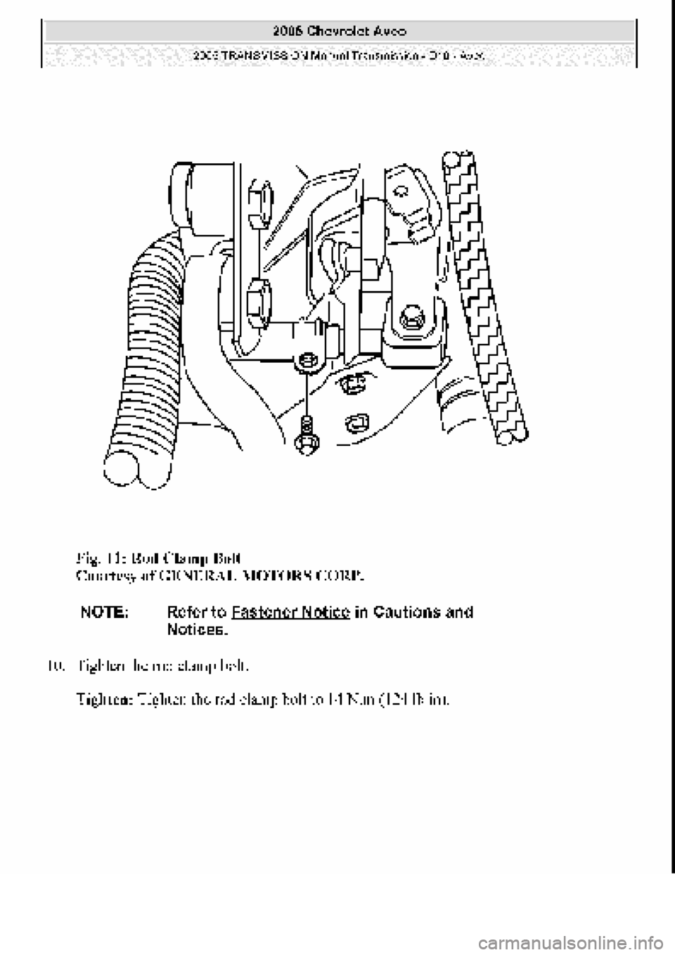 CHEVROLET AVEO 2002  Service Repair Manual 