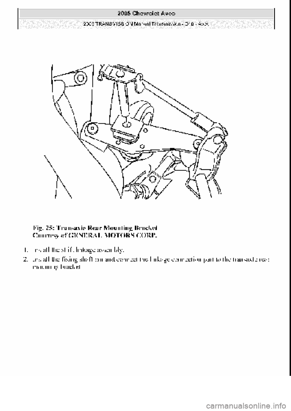 CHEVROLET AVEO 2002 Service Repair Manual CHEVROLET AVEO 2002 Service Repair Manual