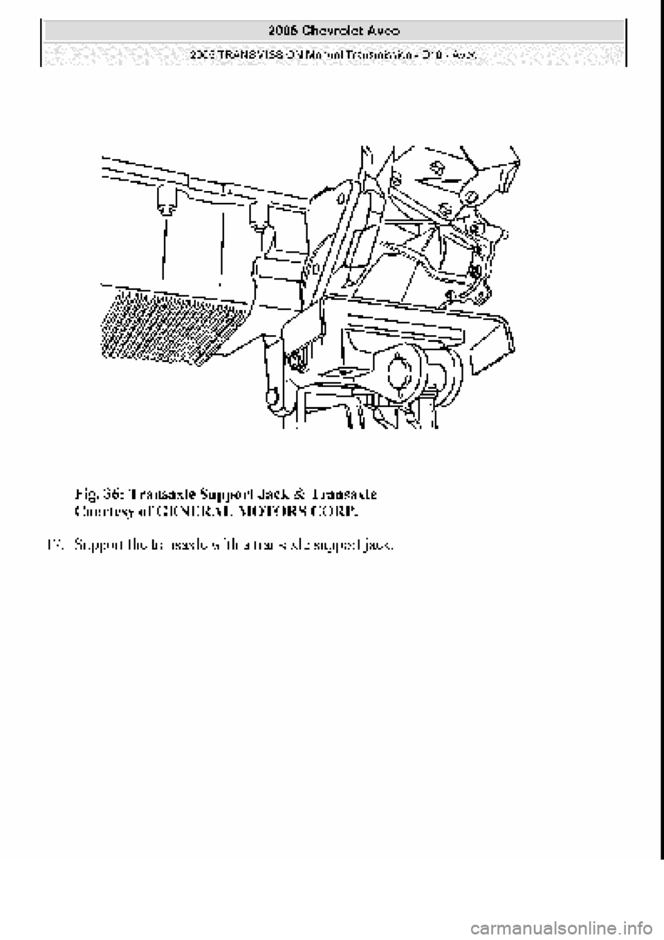 CHEVROLET AVEO 2002  Service Repair Manual 