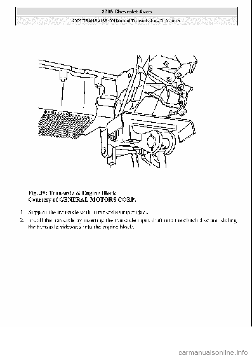 CHEVROLET AVEO 2002  Service Repair Manual 
