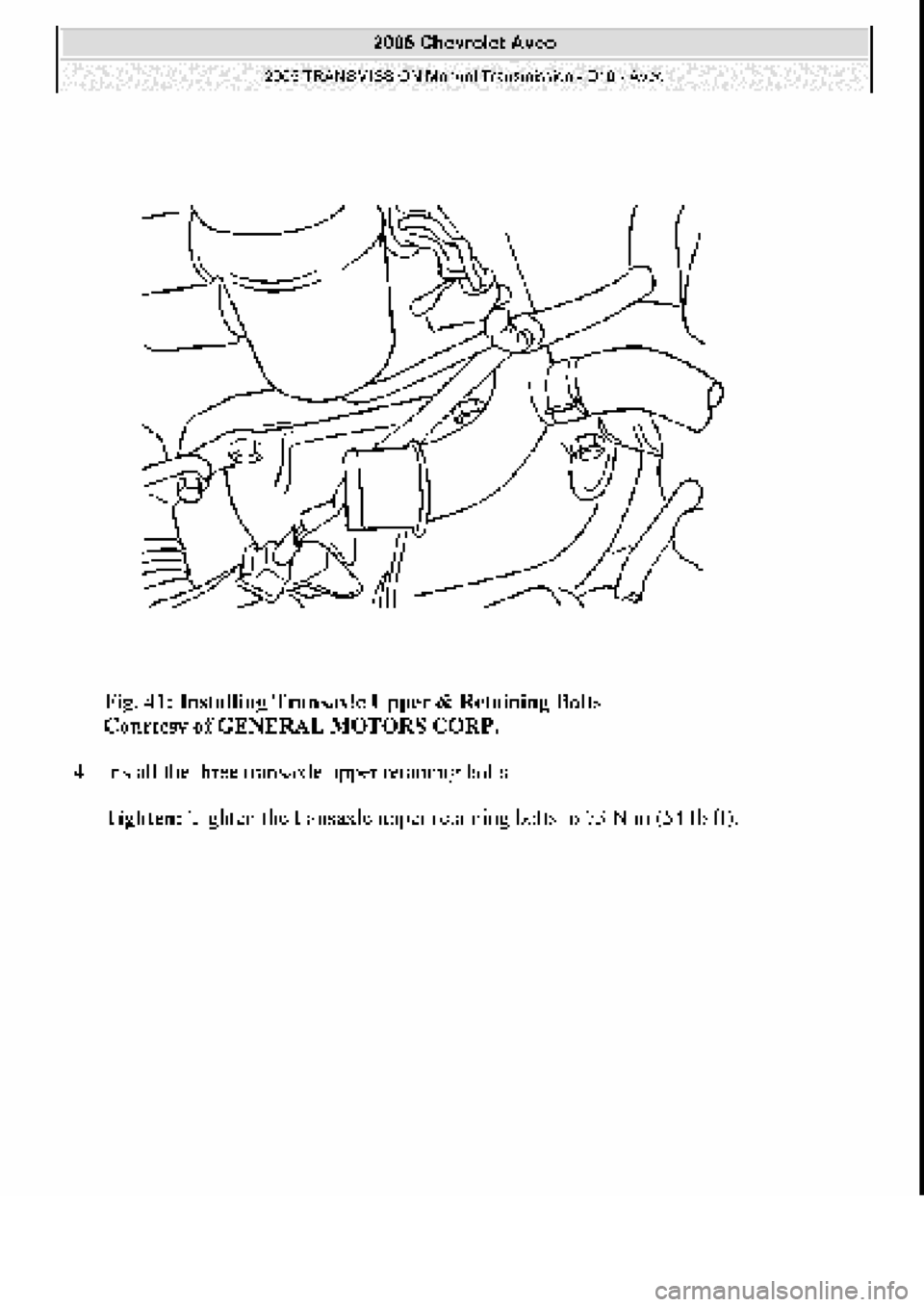 CHEVROLET AVEO 2002  Service Repair Manual 