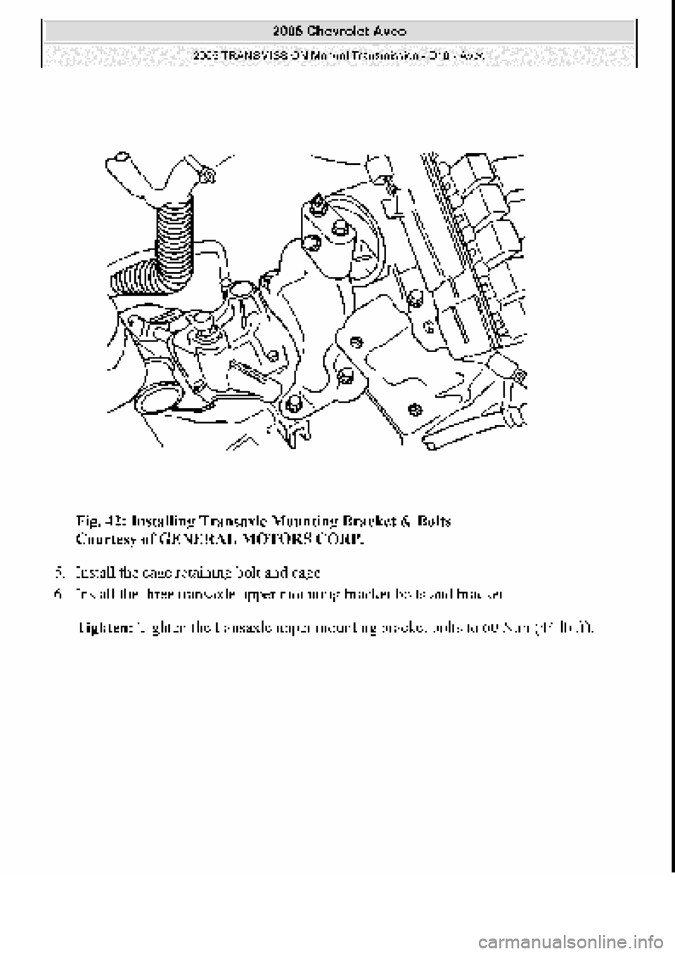 CHEVROLET AVEO 2002  Service Repair Manual 
