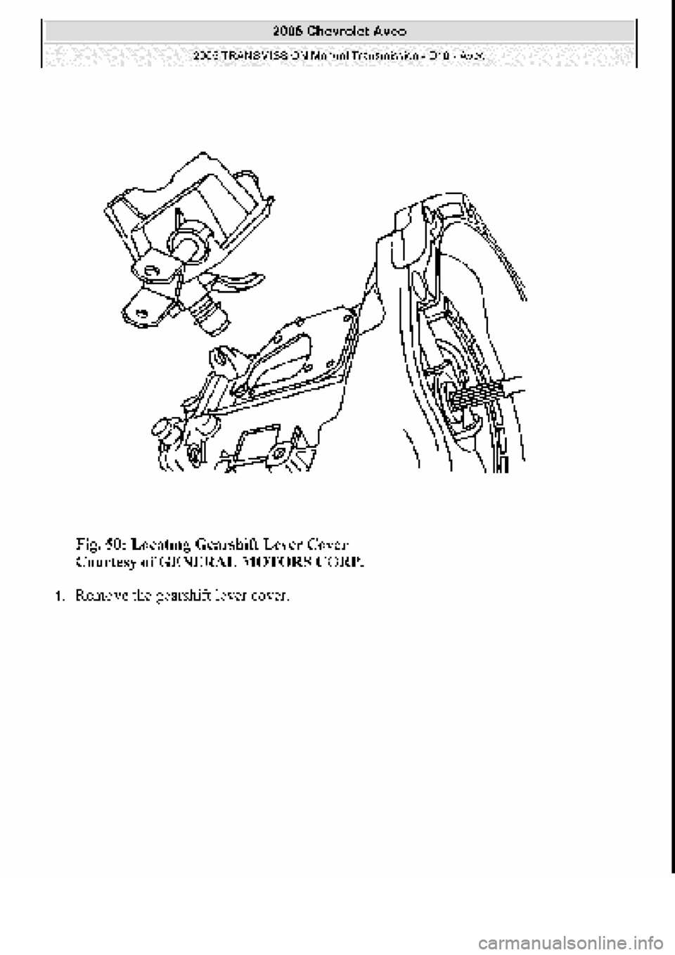 CHEVROLET AVEO 2002  Service Repair Manual 