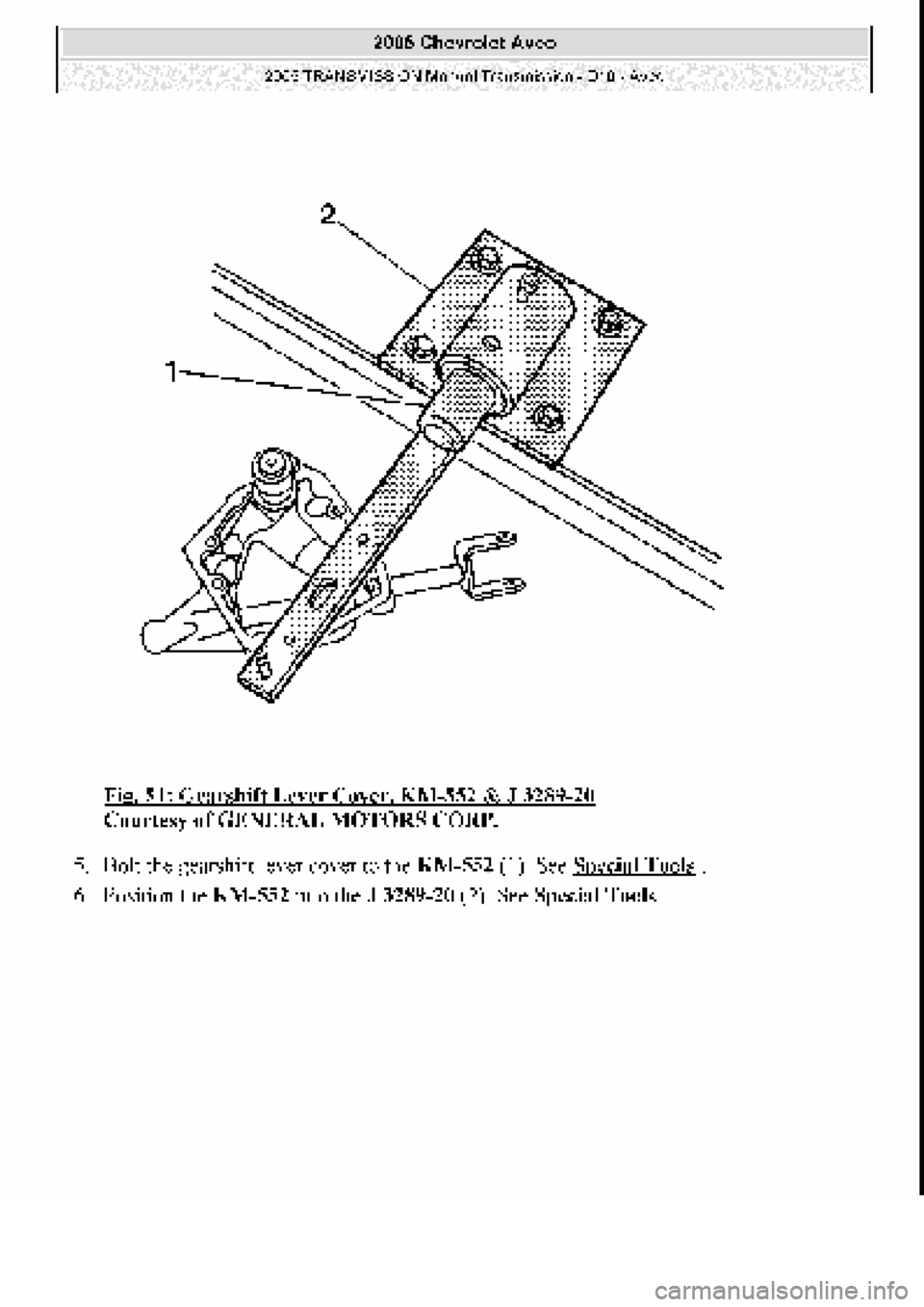 CHEVROLET AVEO 2002  Service Repair Manual 