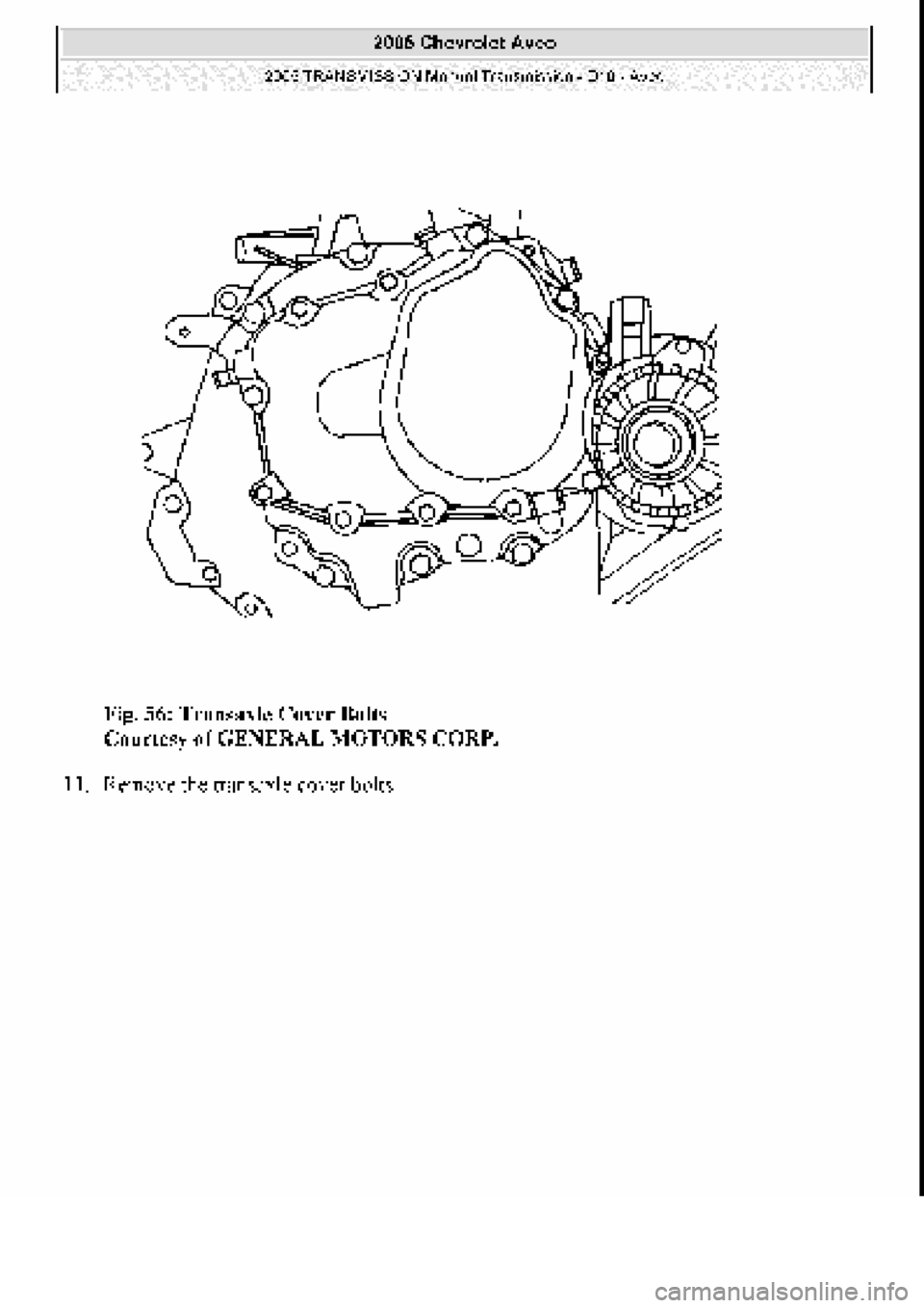 CHEVROLET AVEO 2002  Service Repair Manual 