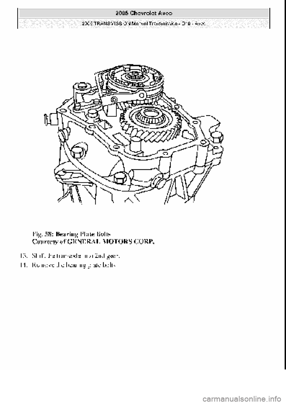 CHEVROLET AVEO 2002  Service Repair Manual 