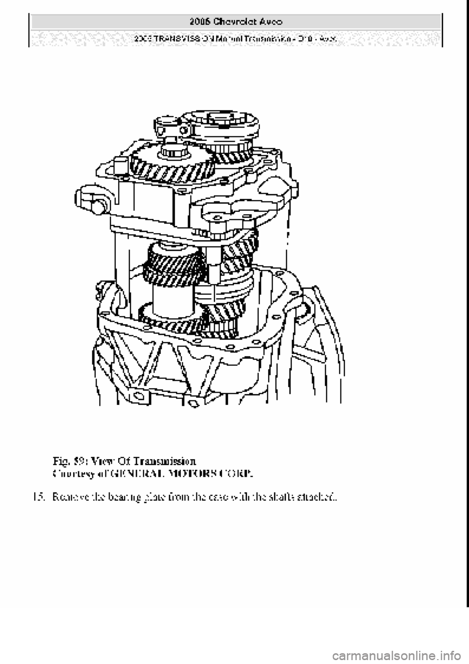 CHEVROLET AVEO 2002  Service Repair Manual 