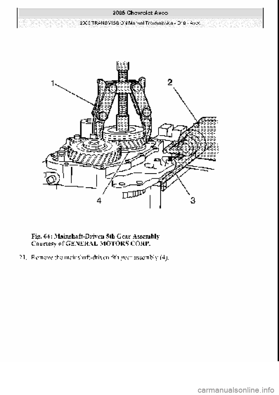CHEVROLET AVEO 2002  Service Repair Manual 