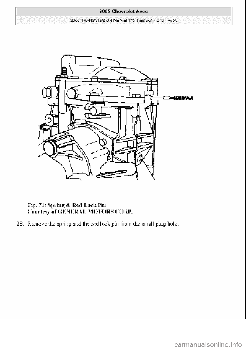 CHEVROLET AVEO 2002  Service Repair Manual 