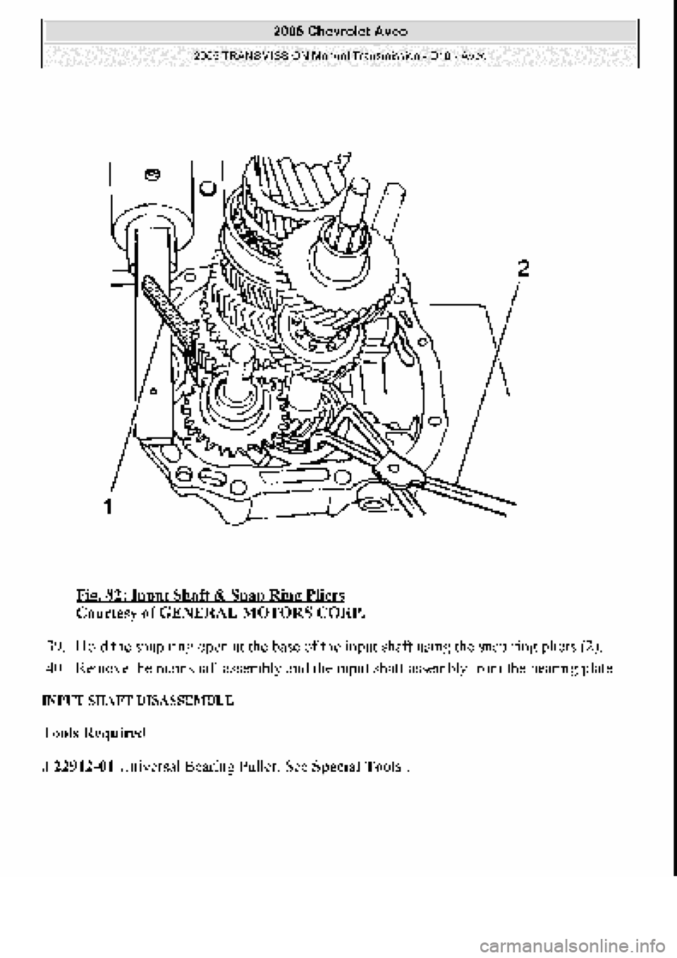CHEVROLET AVEO 2002 Service Repair Manual CHEVROLET AVEO 2002 Service Repair Manual