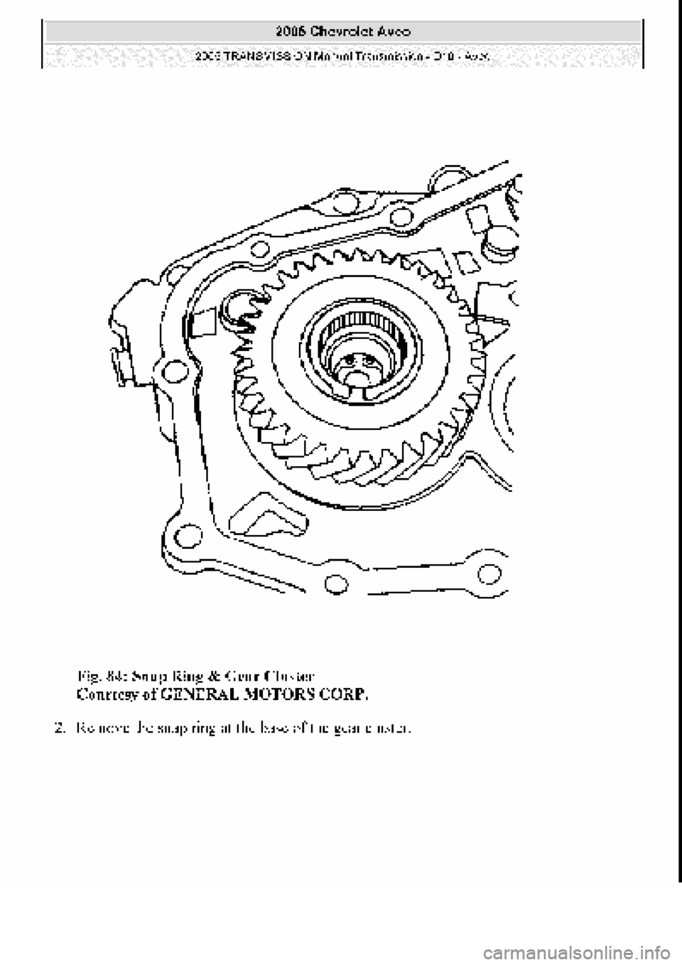 CHEVROLET AVEO 2002 Service Repair Manual CHEVROLET AVEO 2002 Service Repair Manual