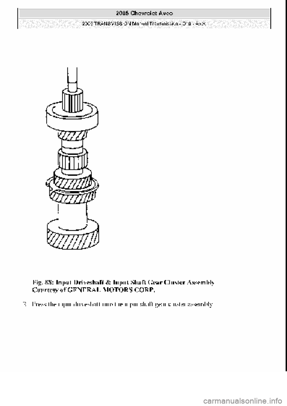 CHEVROLET AVEO 2002 Service Repair Manual CHEVROLET AVEO 2002 Service Repair Manual