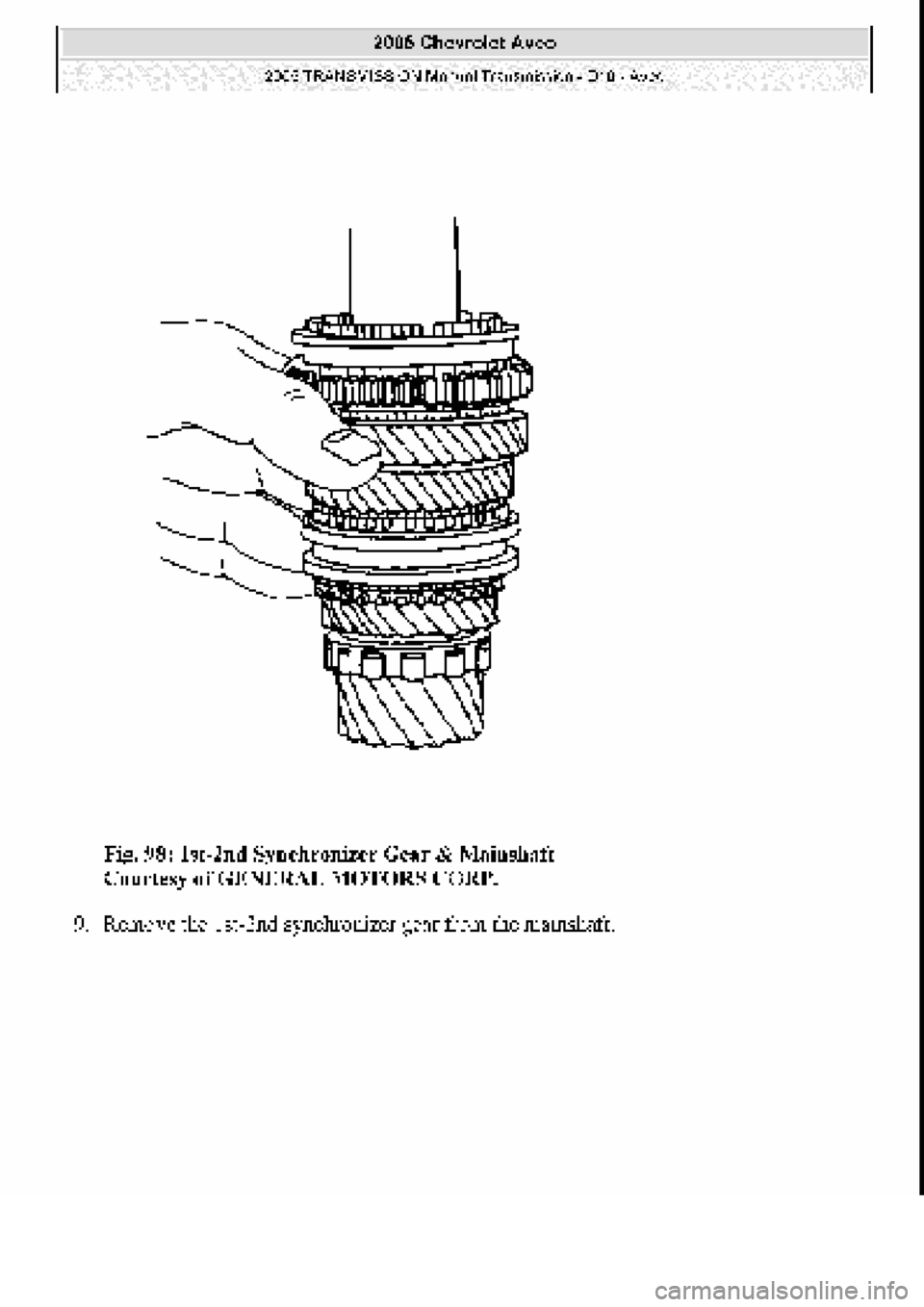 CHEVROLET AVEO 2002  Service Repair Manual 