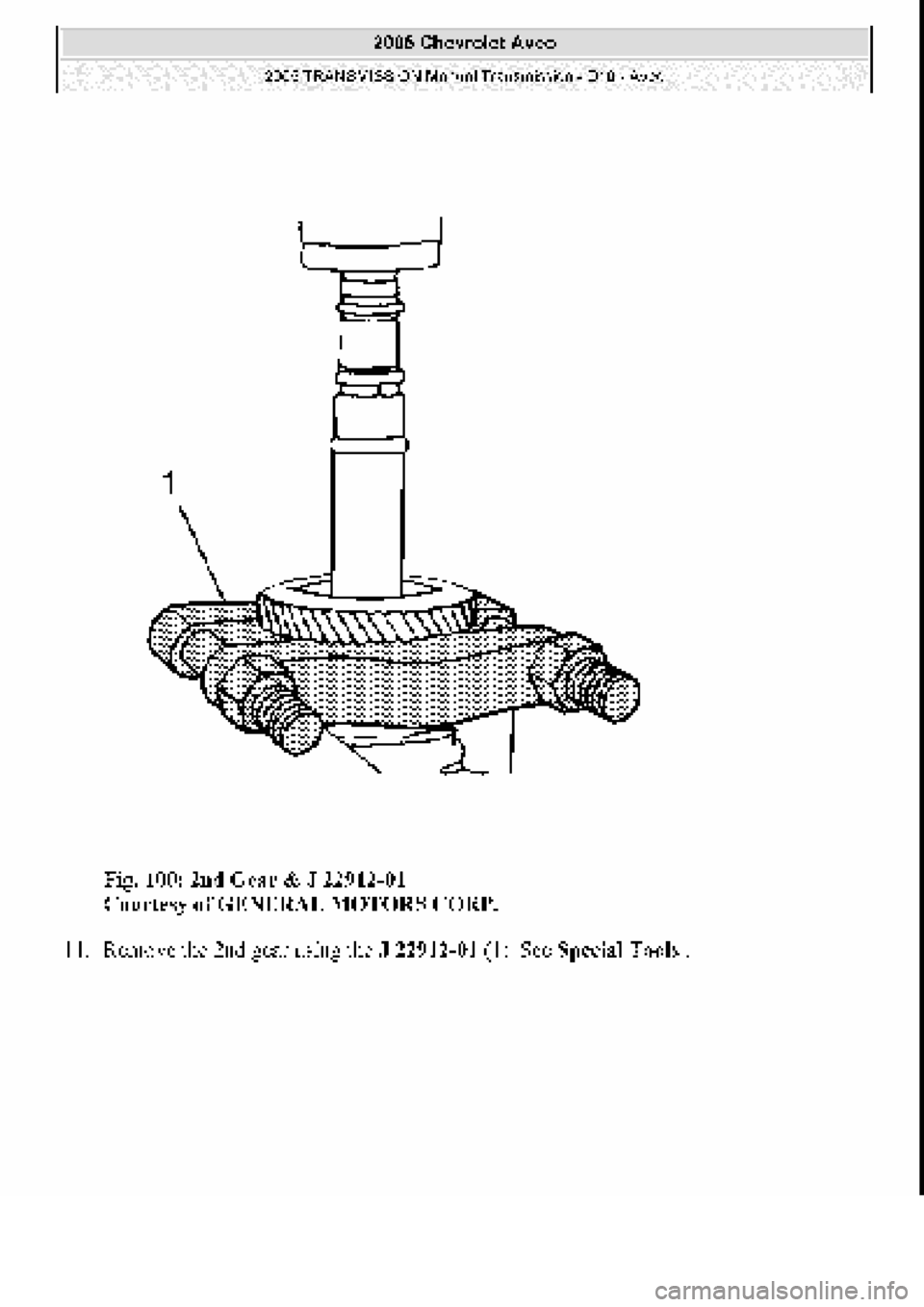 CHEVROLET AVEO 2002  Service Repair Manual 