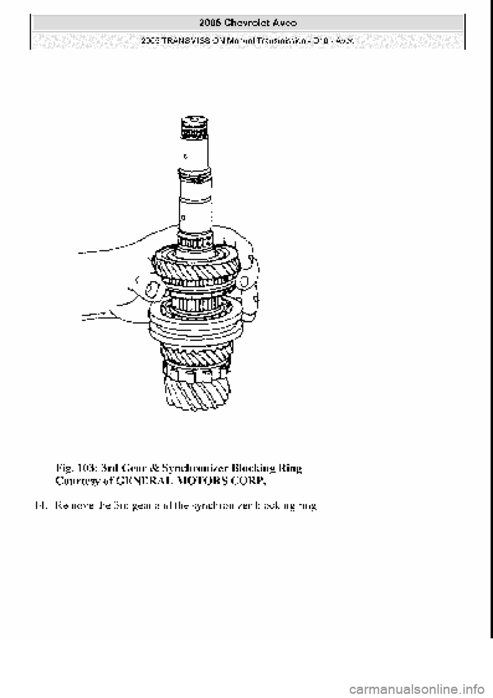 CHEVROLET AVEO 2002  Service Repair Manual 