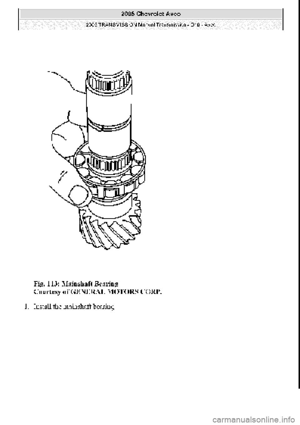 CHEVROLET AVEO 2002  Service Repair Manual 