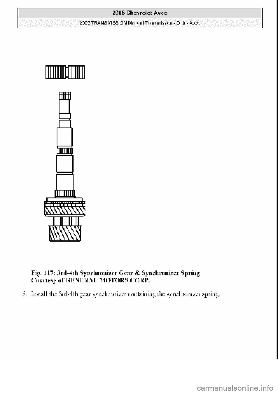 CHEVROLET AVEO 2002  Service Repair Manual 