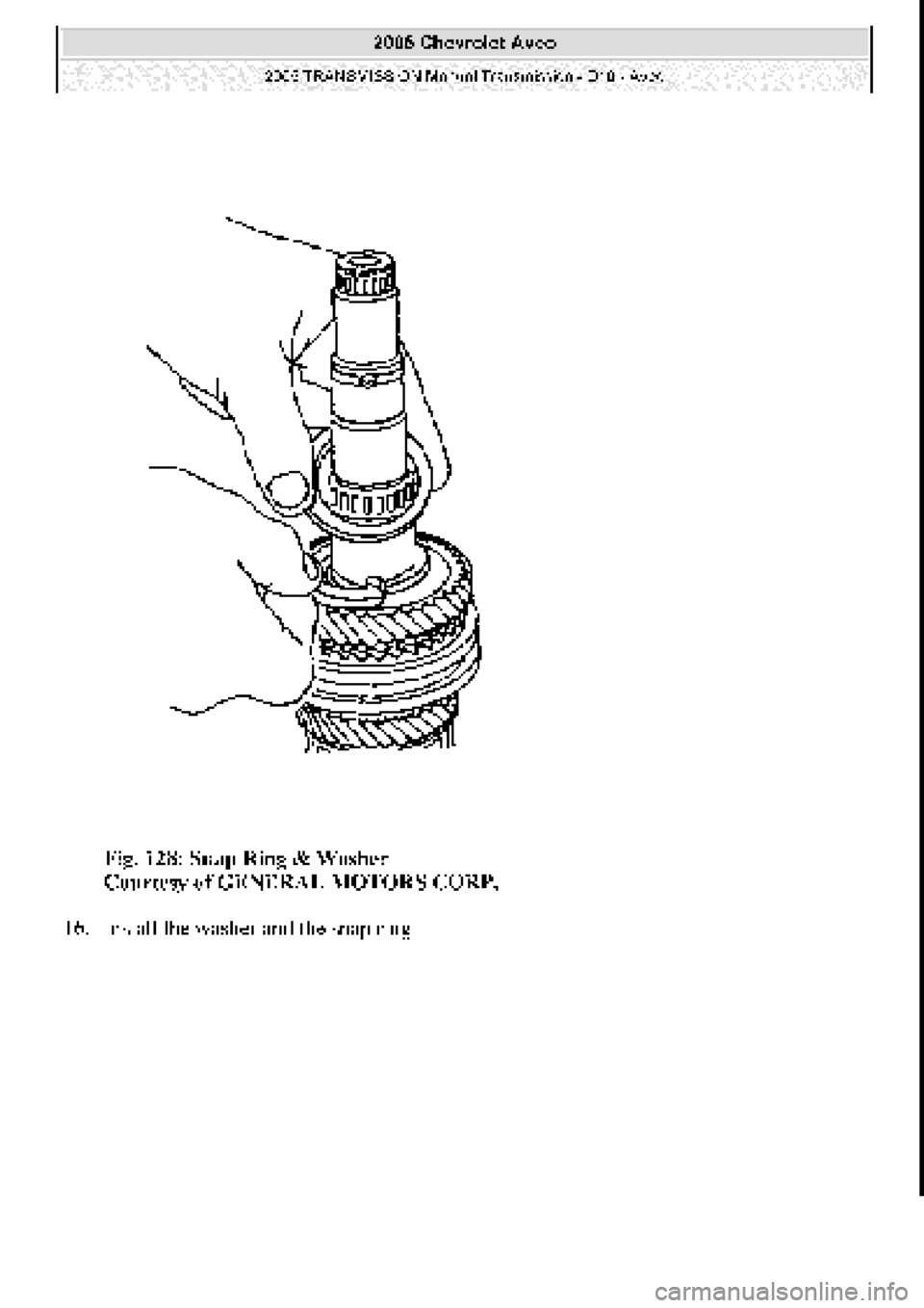 CHEVROLET AVEO 2002 Service Repair Manual CHEVROLET AVEO 2002 Service Repair Manual