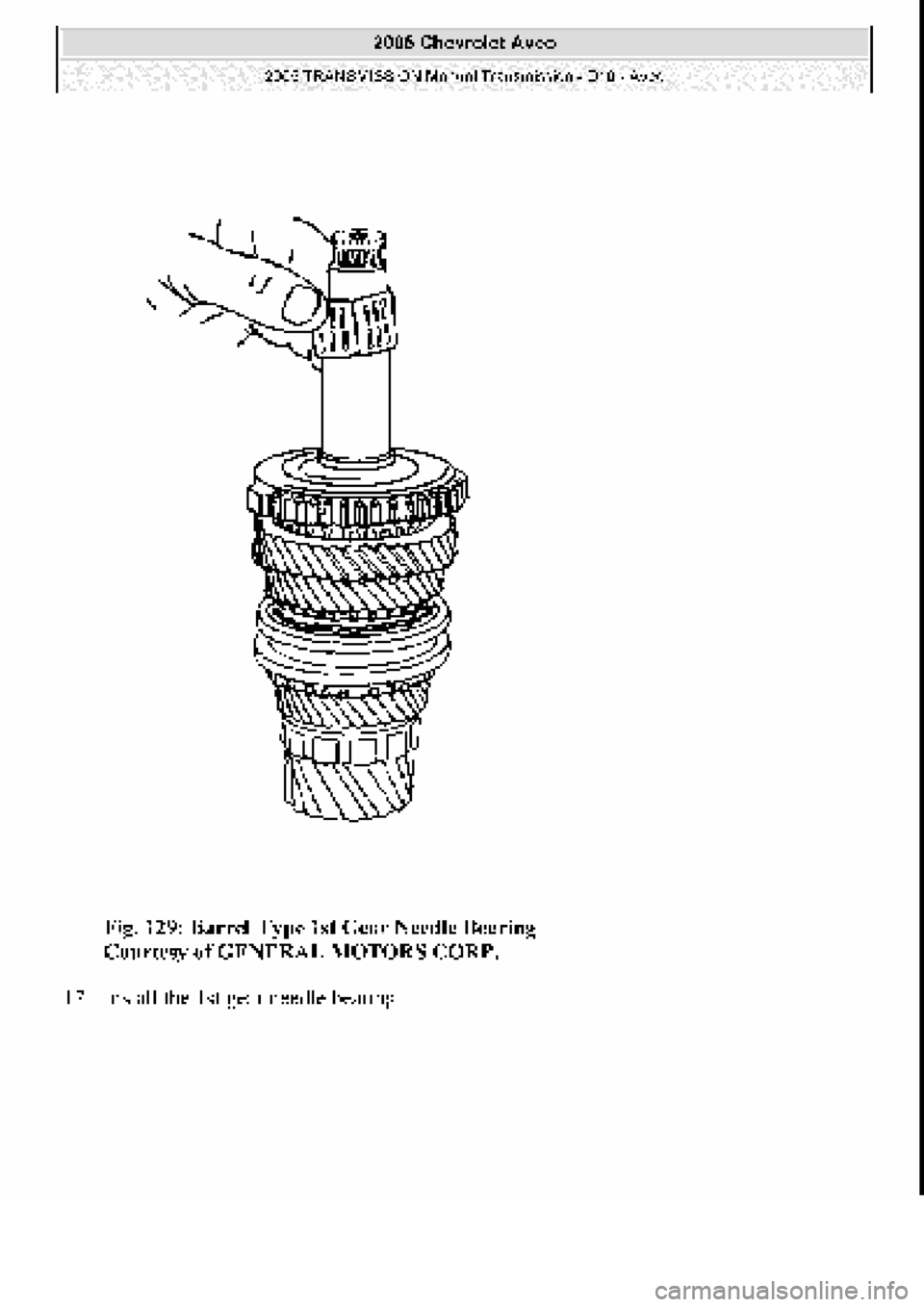 CHEVROLET AVEO 2002 Service Repair Manual CHEVROLET AVEO 2002 Service Repair Manual