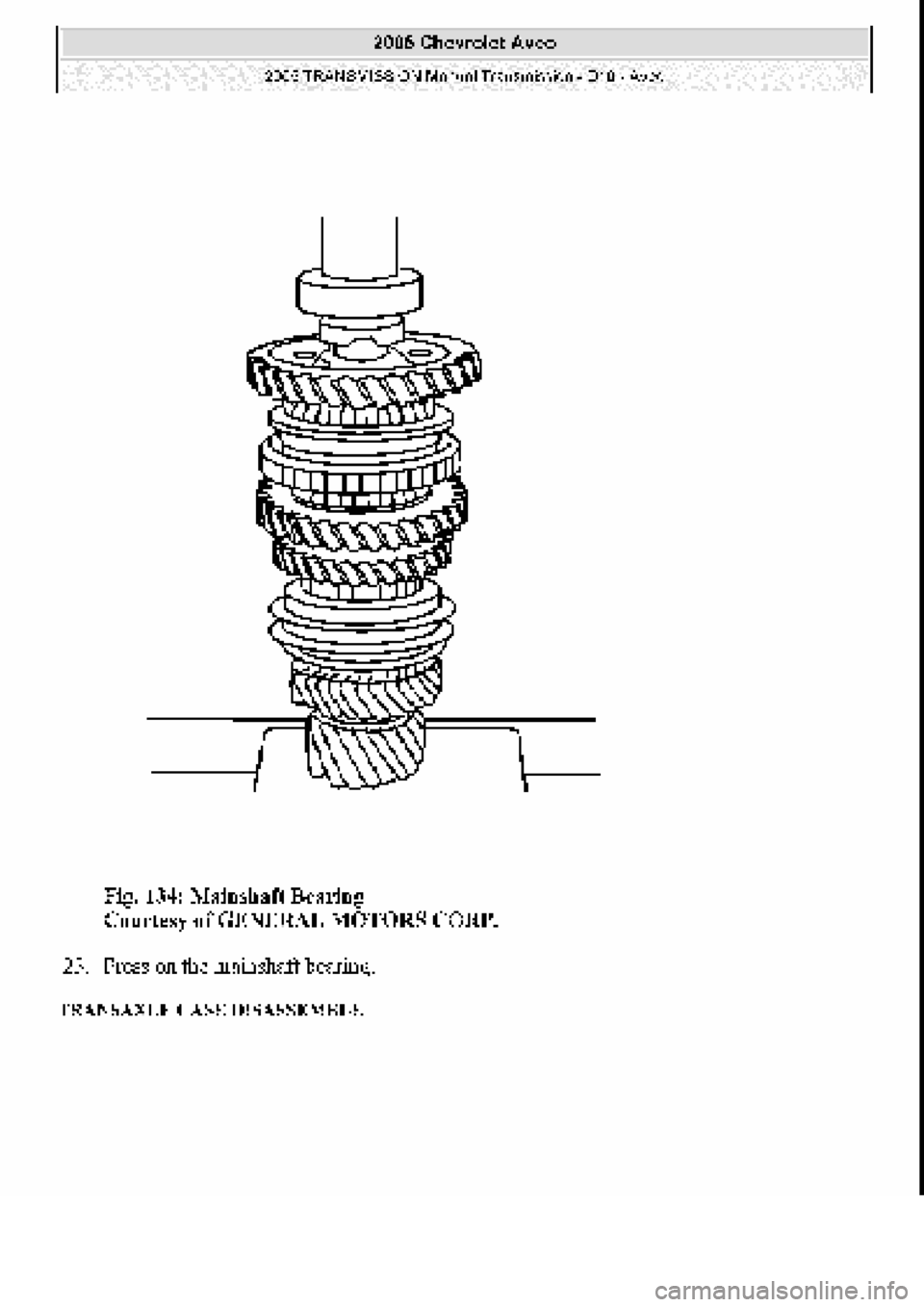 CHEVROLET AVEO 2002 Service Repair Manual CHEVROLET AVEO 2002 Service Repair Manual