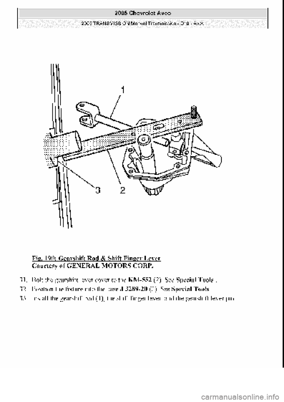 CHEVROLET AVEO 2002 Service Repair Manual CHEVROLET AVEO 2002 Service Repair Manual