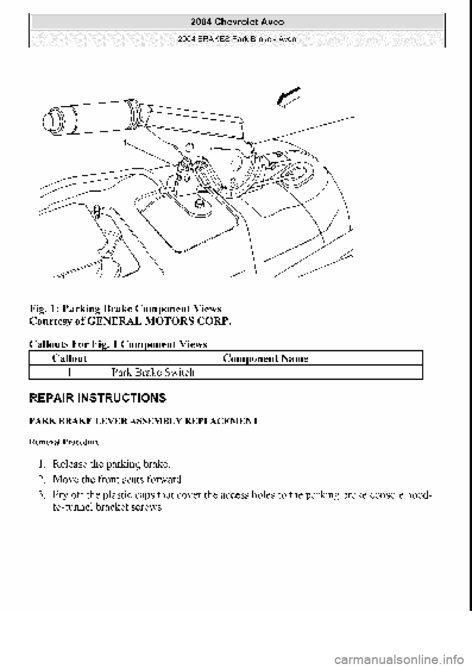 CHEVROLET AVEO 2002 Service Repair Manual CHEVROLET AVEO 2002 Service Repair Manual