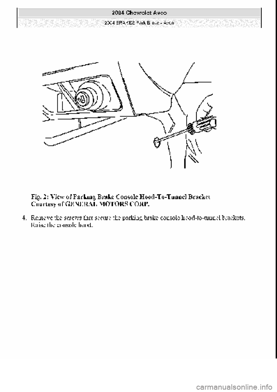 CHEVROLET AVEO 2002 Service Repair Manual CHEVROLET AVEO 2002 Service Repair Manual
