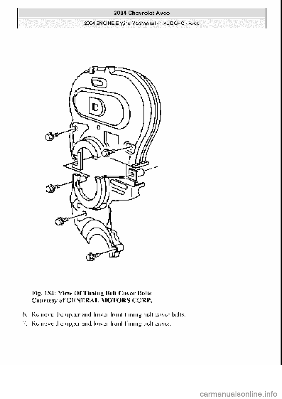 CHEVROLET AVEO 2002 Service Repair Manual CHEVROLET AVEO 2002 Service Repair Manual