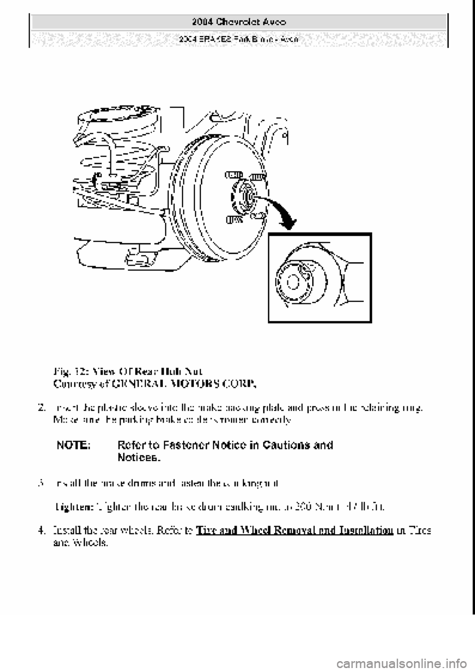 CHEVROLET AVEO 2002 Service Repair Manual CHEVROLET AVEO 2002 Service Repair Manual