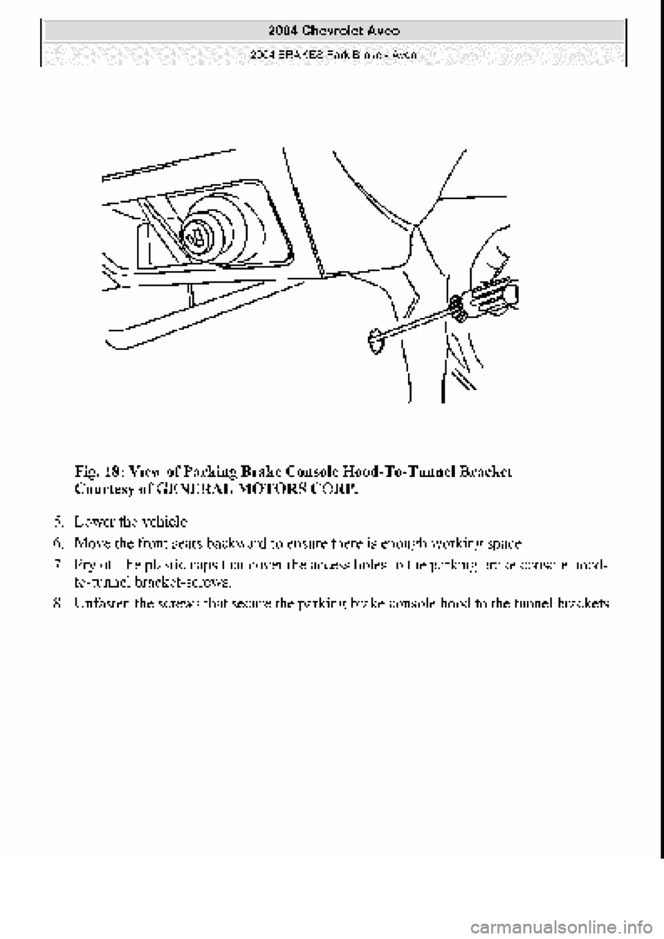 CHEVROLET AVEO 2002 Service Repair Manual CHEVROLET AVEO 2002 Service Repair Manual