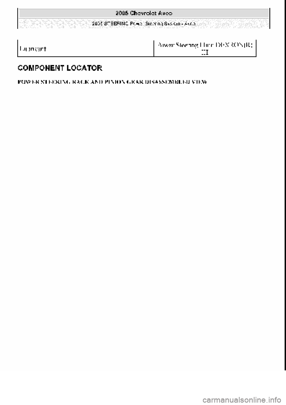 CHEVROLET AVEO 2002 Service Repair Manual CHEVROLET AVEO 2002 Service Repair Manual