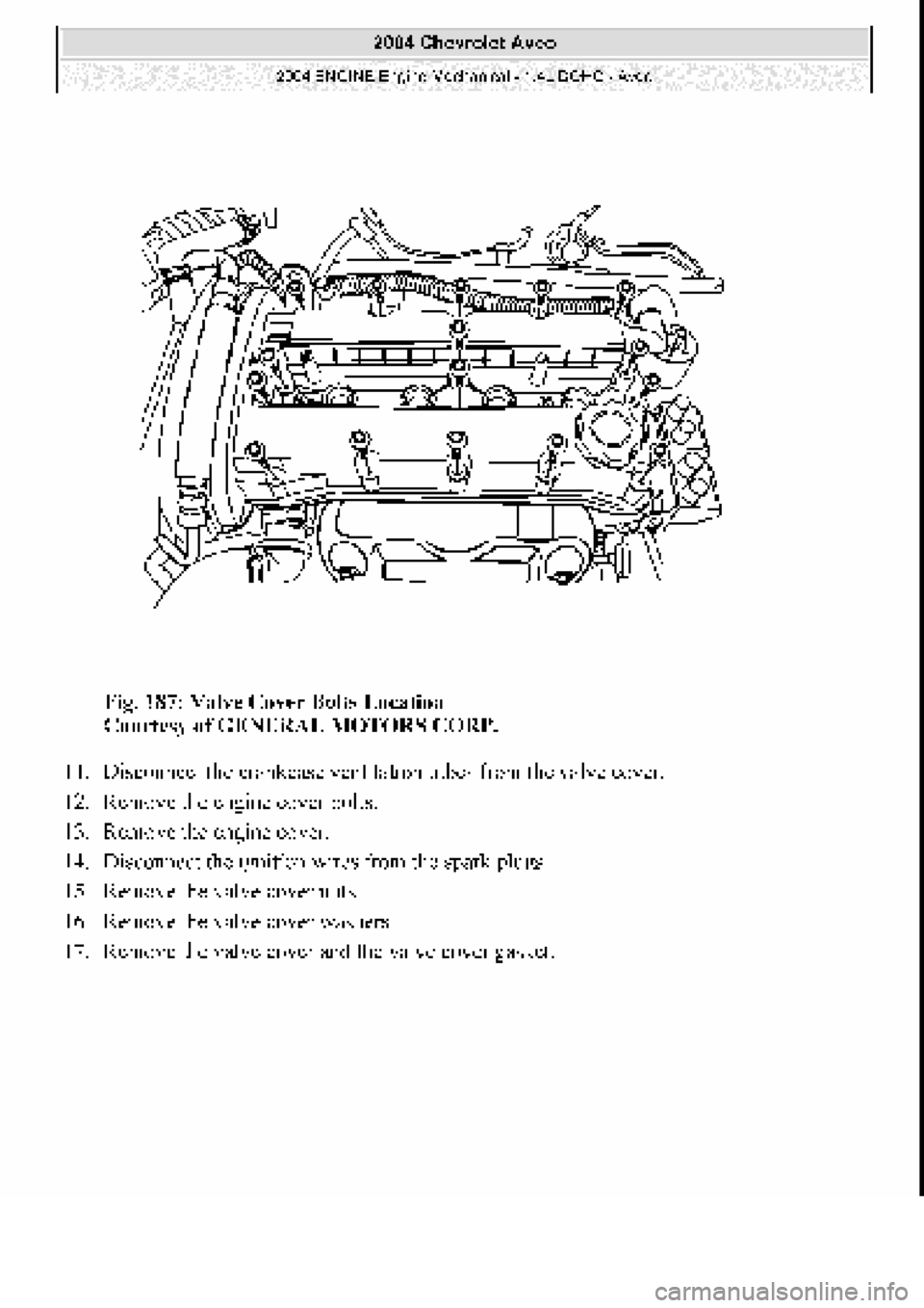CHEVROLET AVEO 2002 Service Repair Manual CHEVROLET AVEO 2002 Service Repair Manual