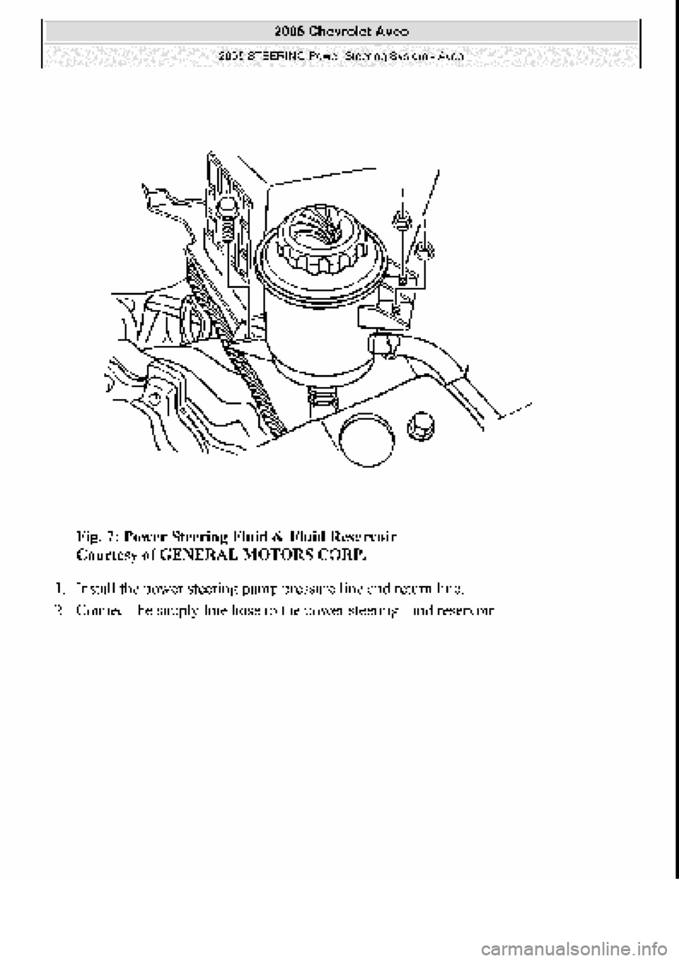 CHEVROLET AVEO 2002 Service Repair Manual CHEVROLET AVEO 2002 Service Repair Manual