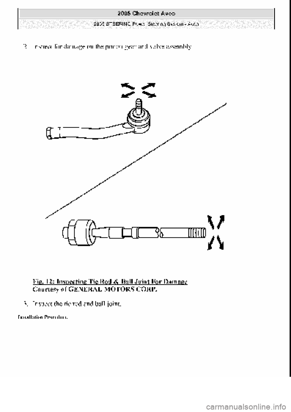 CHEVROLET AVEO 2002 Service Repair Manual CHEVROLET AVEO 2002 Service Repair Manual