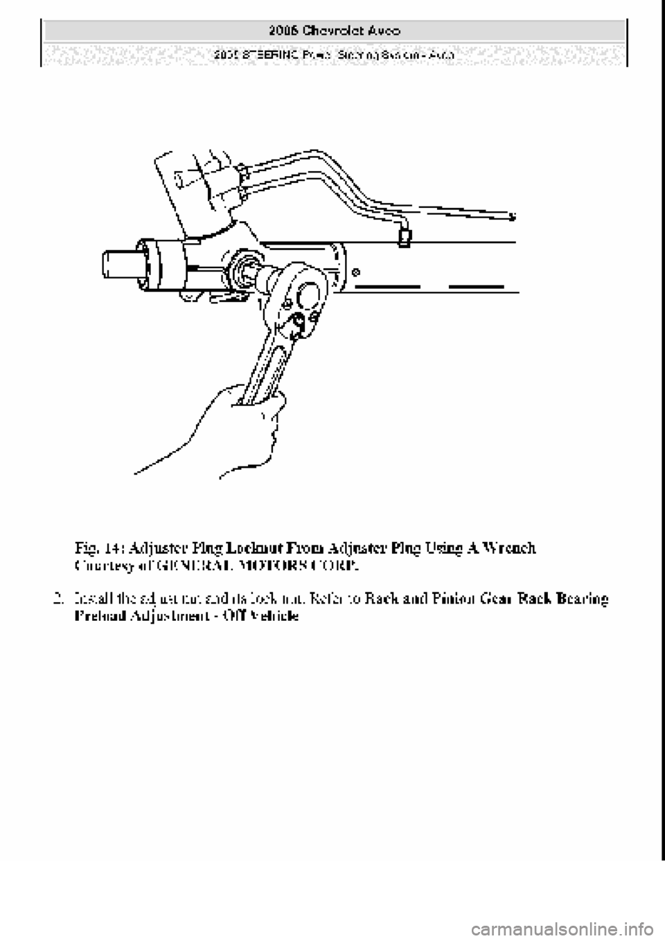 CHEVROLET AVEO 2002 Service Repair Manual CHEVROLET AVEO 2002 Service Repair Manual