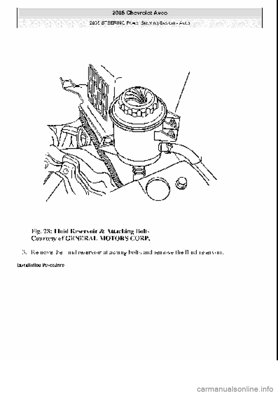 CHEVROLET AVEO 2002 Service Repair Manual CHEVROLET AVEO 2002 Service Repair Manual