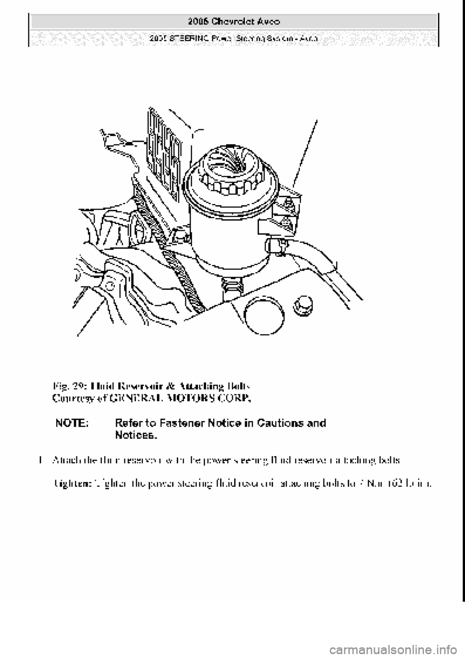 CHEVROLET AVEO 2002 Service Repair Manual CHEVROLET AVEO 2002 Service Repair Manual