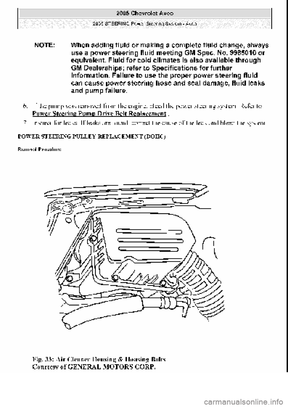 CHEVROLET AVEO 2002 Service Repair Manual CHEVROLET AVEO 2002 Service Repair Manual